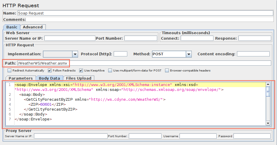 Figura 9.1.1 Caminho do Webservice